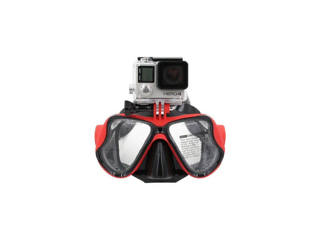 Potápěčské brýle s držákem pro kameru GoPro