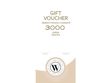 Dárkový poukaz 3000Kč