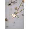 Řetízek kuličkový jemný s hvězdičkou
