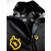 Oboustranná prodloužená mikina/bunda NINJA - černá (Velikost 98)